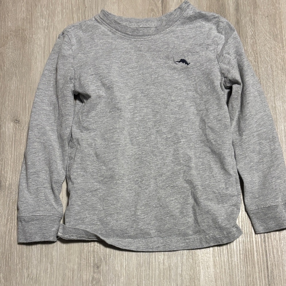 Tommy Bahama Kids Gray Long Sleeve Tee